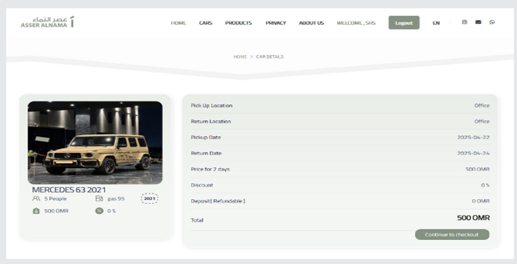 Car Rental Web App